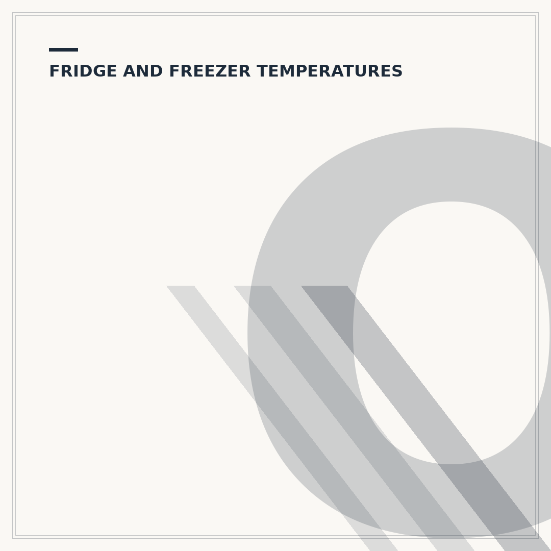 Optimum Fridge Temperature UK: Food Safety and Storage
