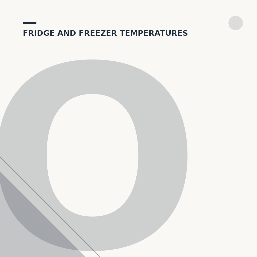 Optimum Fridge Temperature: Setting It Right