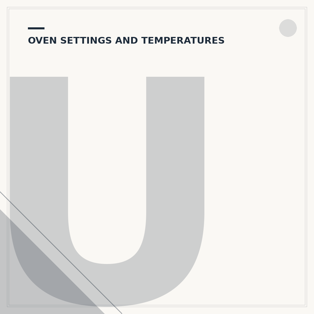 Understand Your Oven Control Symbols Meaning