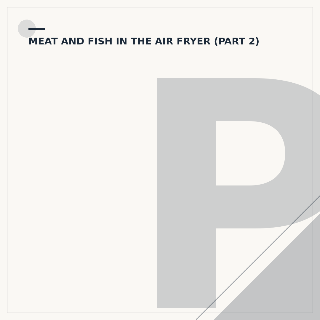 Pork Steaks in Air Fryer UK: Timing & Temperature