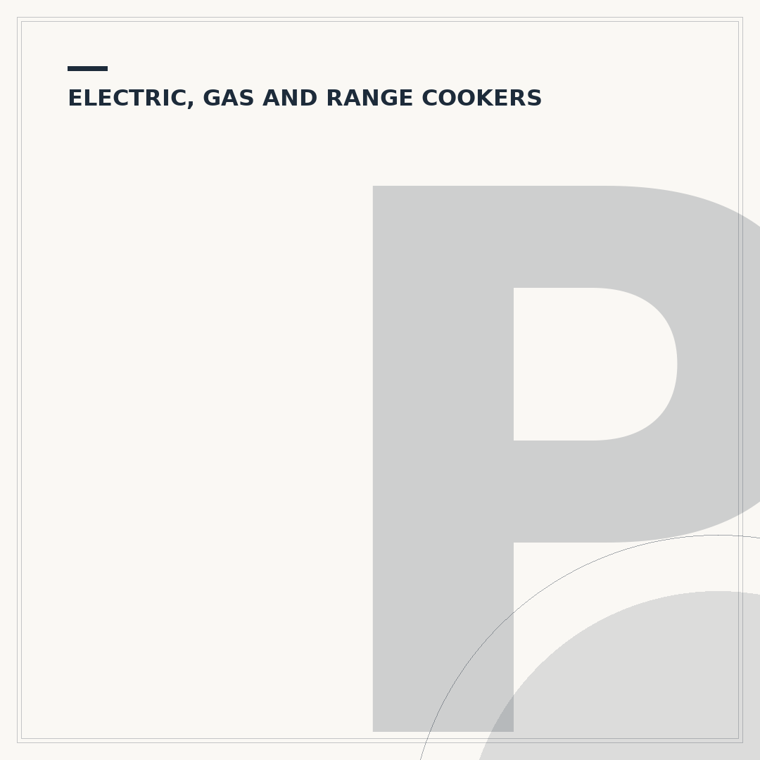 Portable Gas Cookers