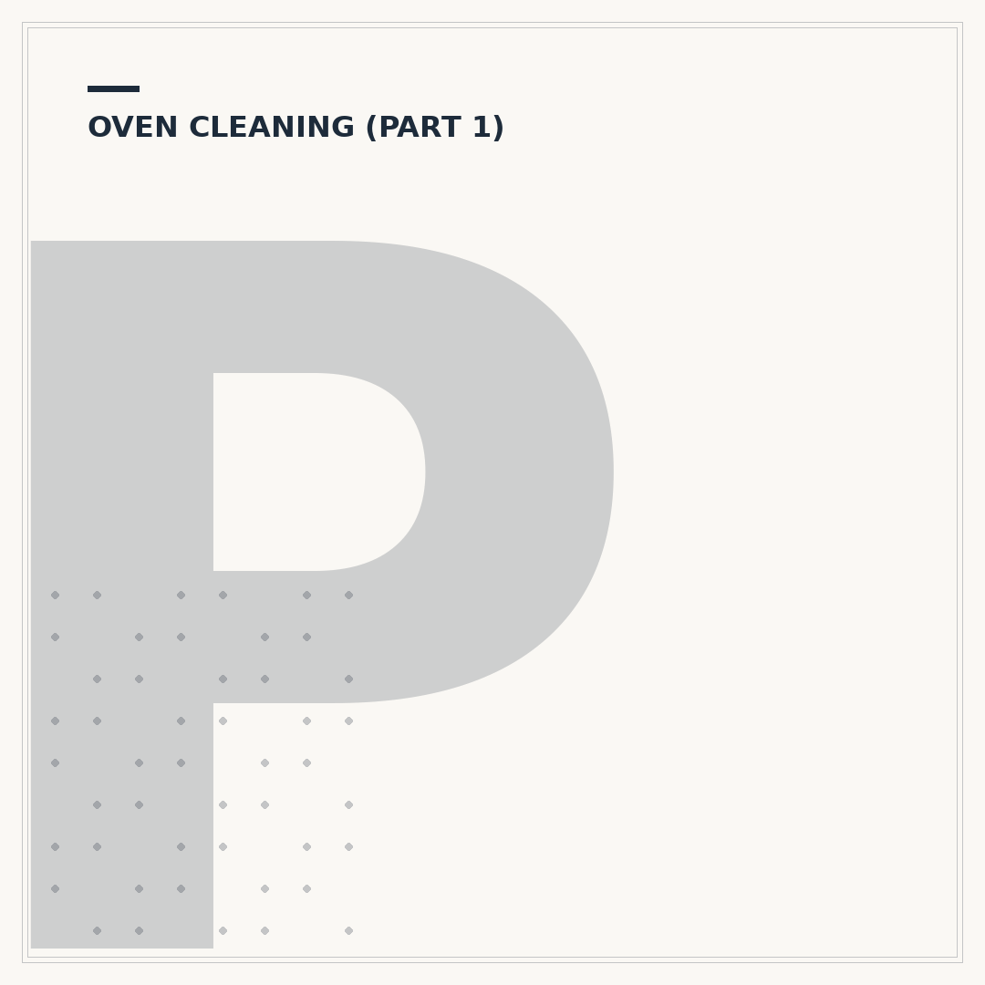 Pyrolytic Double Oven: Cleaning & Troubleshooting