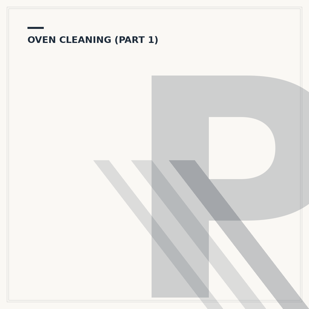 Pyrolytic Self-Cleaning Oven