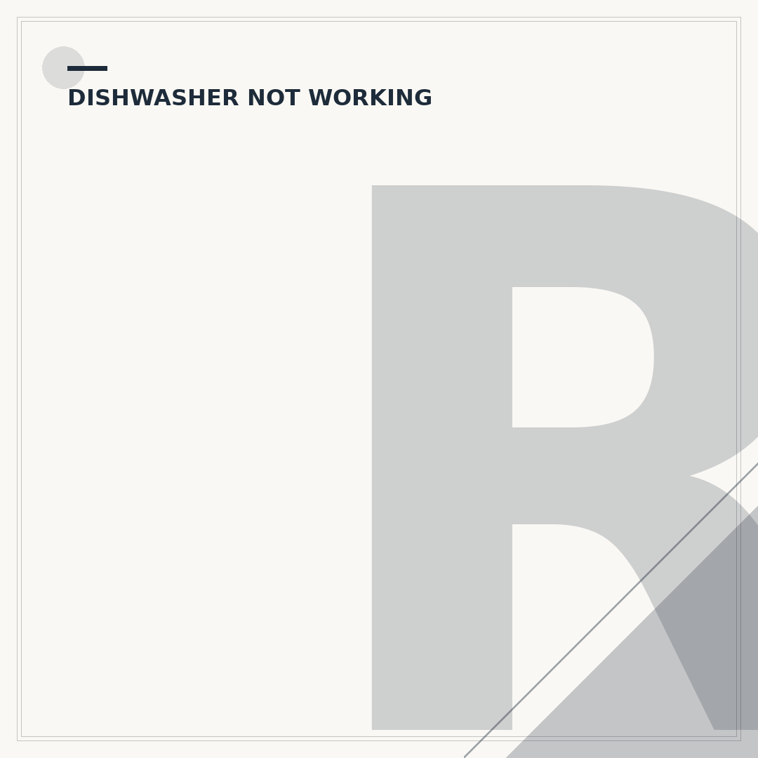 Removing an Integrated Dishwasher Door