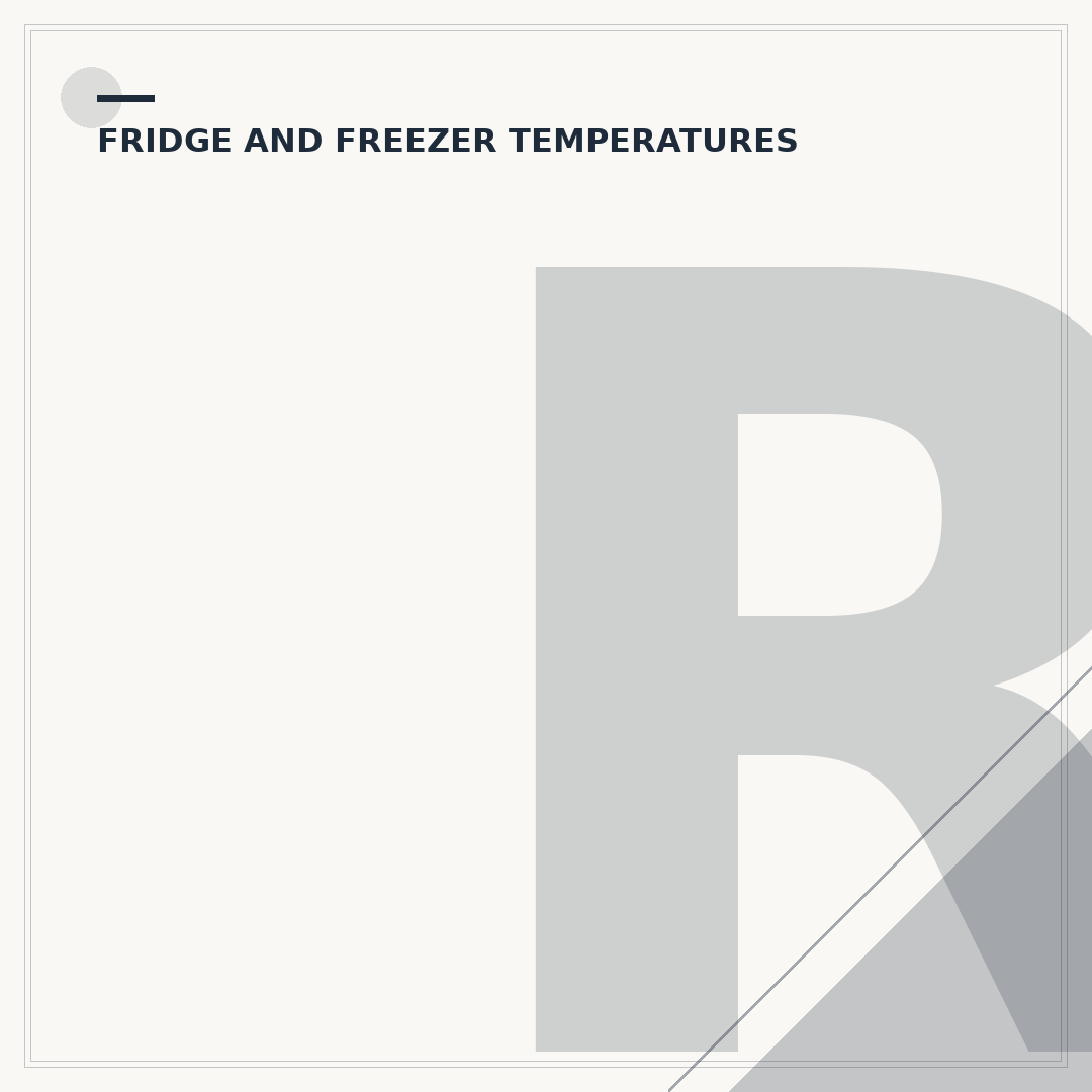 Right Temperature for Freezer: Food Safety & Efficiency