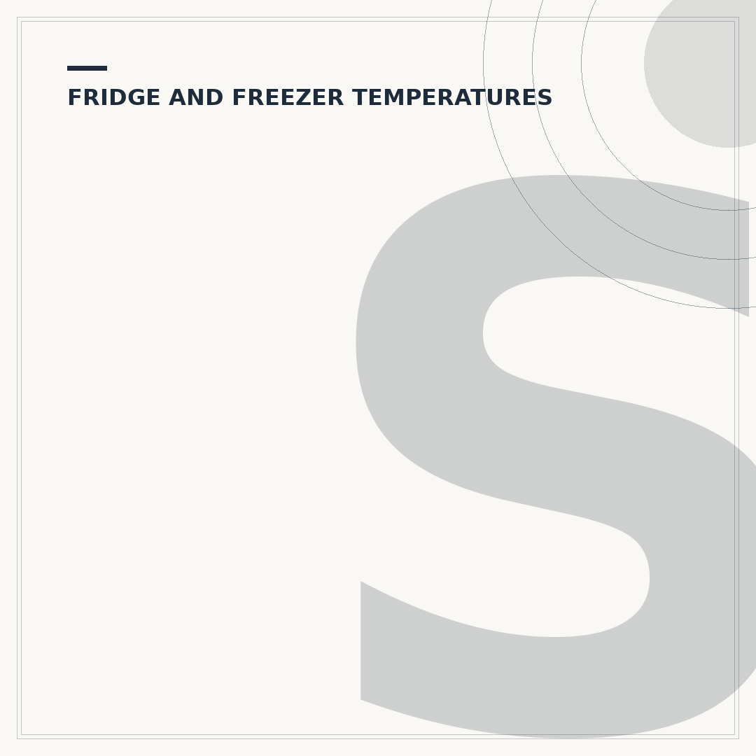 Safe Fridge Temperature UK: Optimal Settings for Food Safety