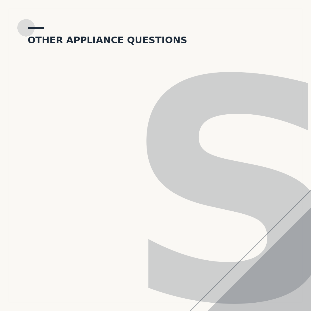 Sandwich and Toast Maker Issues and Fixes