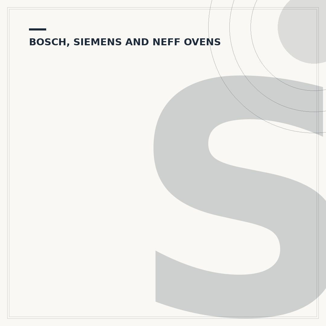 Siemens Built-In Ovens: Troubleshooting & Maintenance