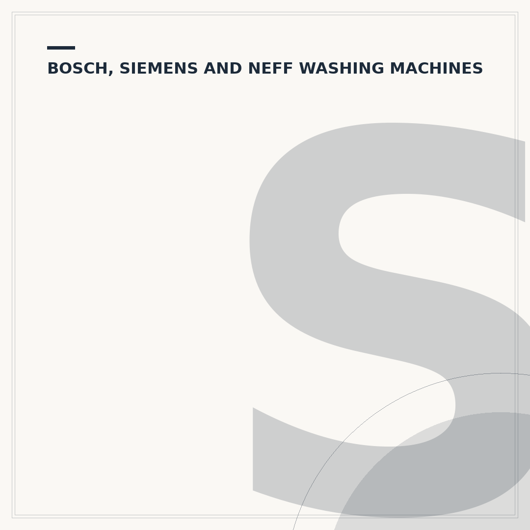 Siemens Washing Machine: Troubleshooting & Care