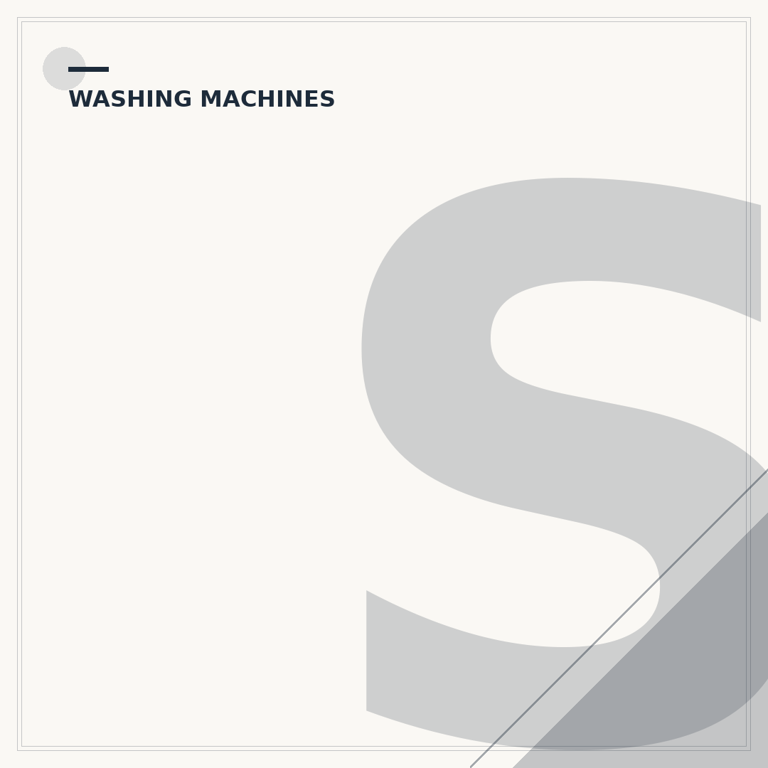 Slim Width Washing Machines
