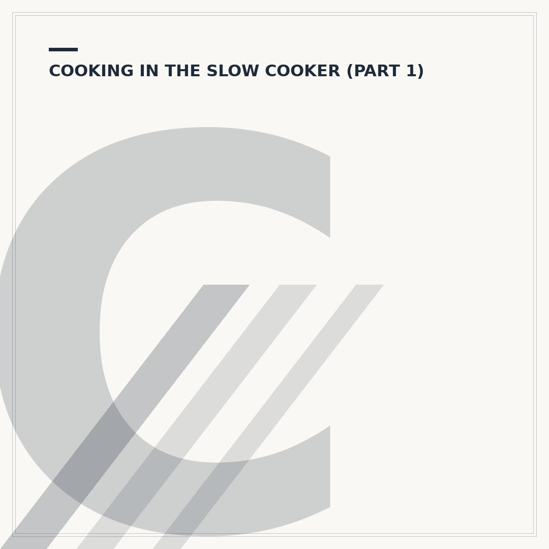 Cooking Pork Belly Slices in a Slow Cooker