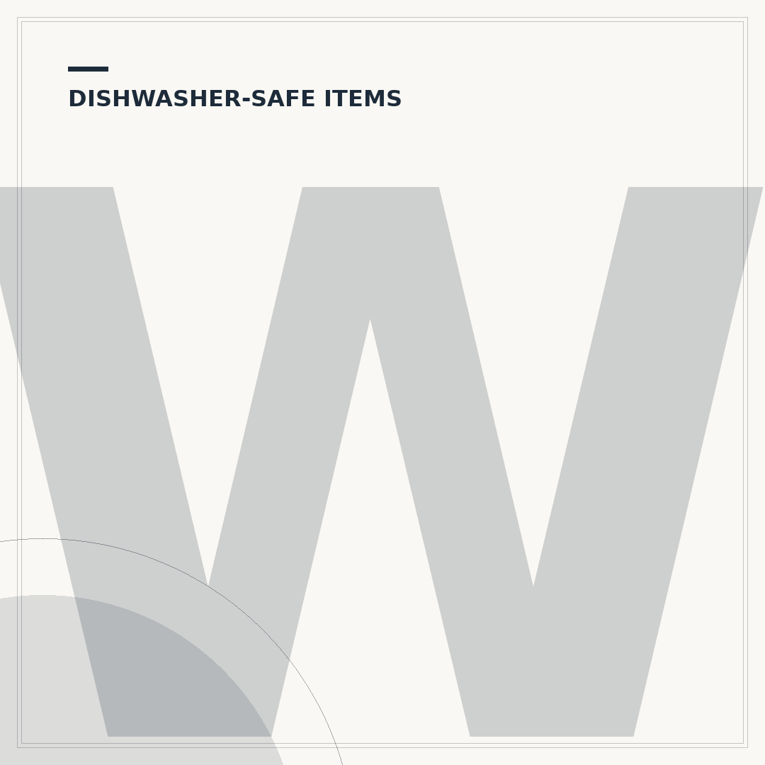 What's the Symbol for Dishwasher Safe? Identify the Icon