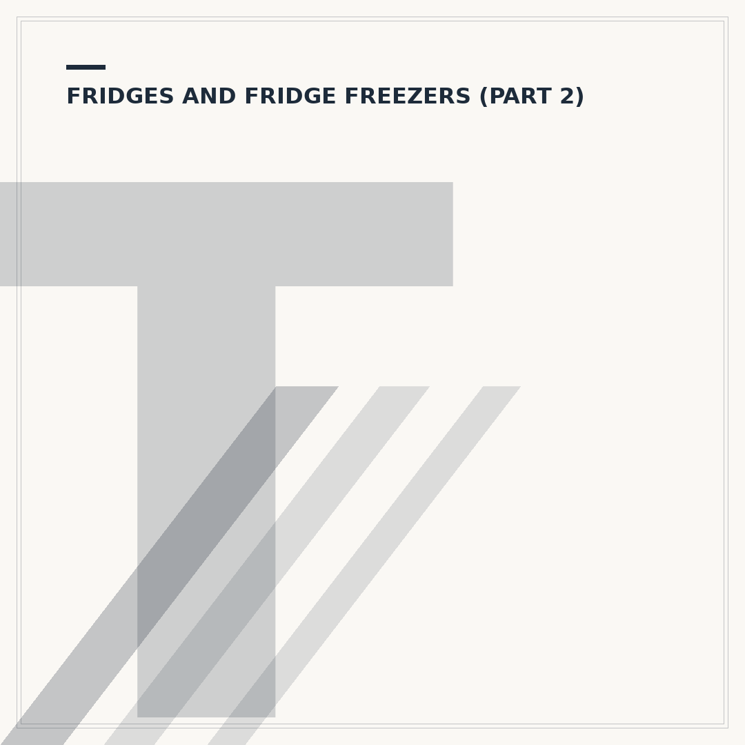 Tall Frost Free Fridge Freezer Troubleshooting & Maintenance