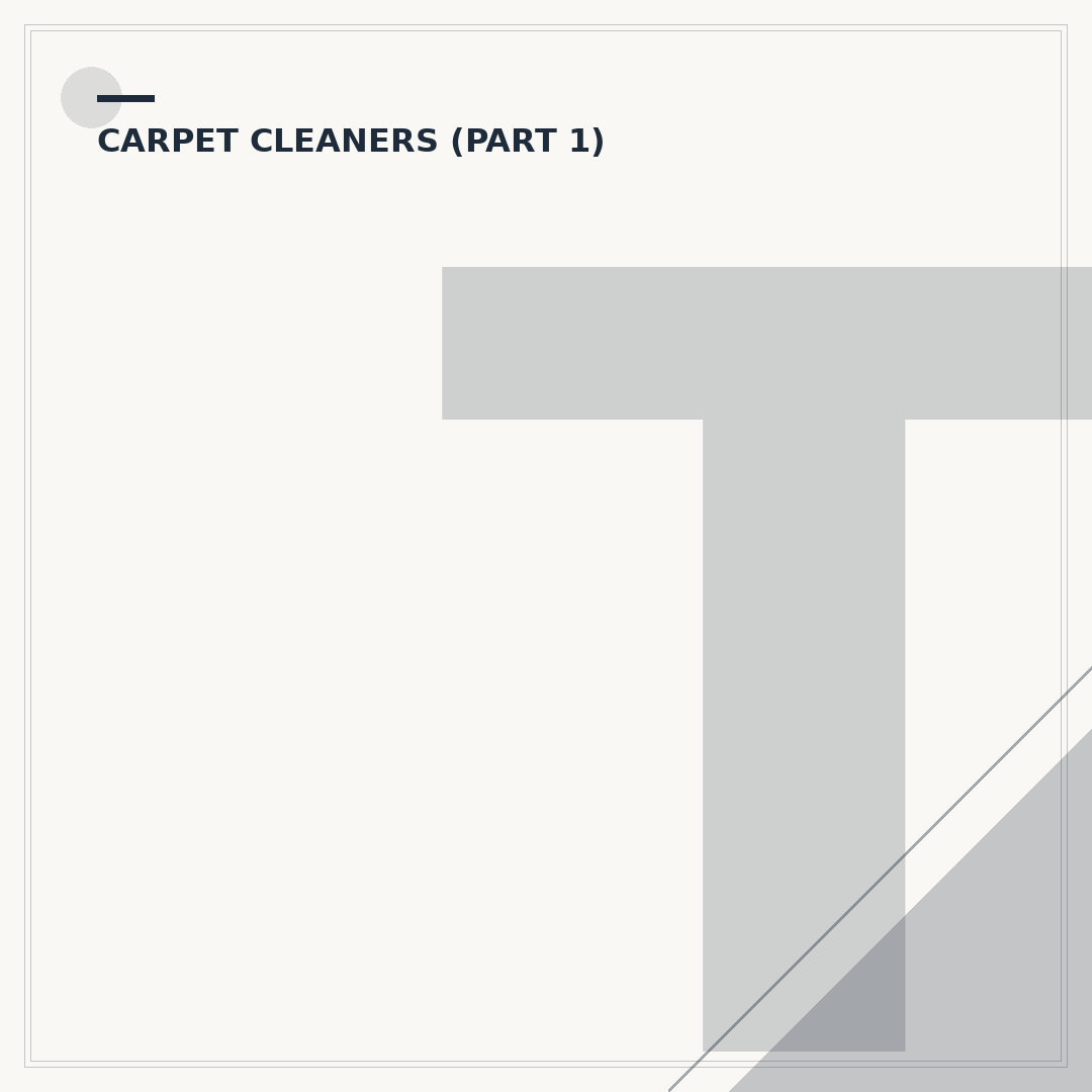 Tower Carpet Cleaner Problems: Troubleshooting Common Issues