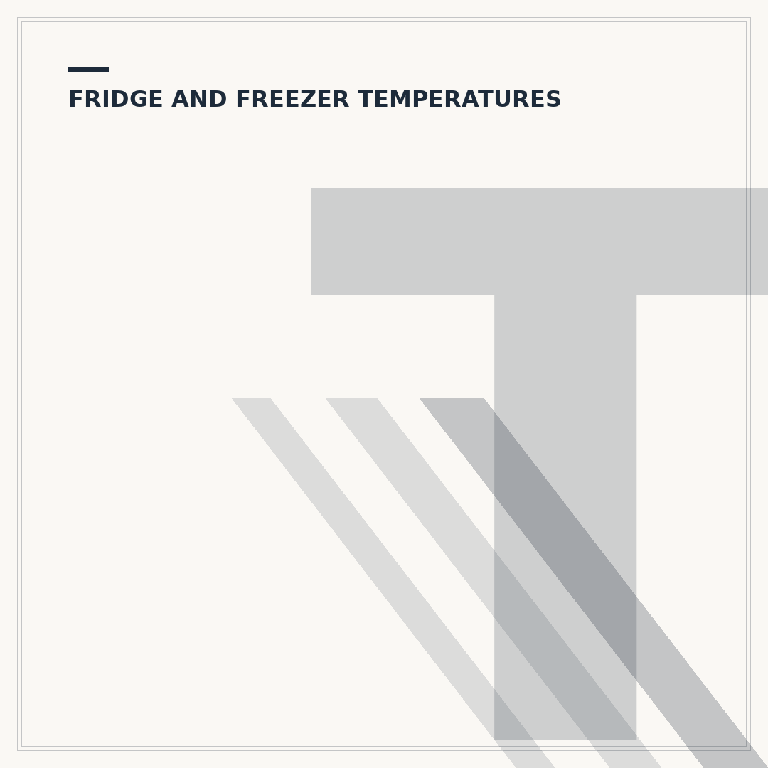Typical Fridge Temperature Range: Food Safety & Efficiency