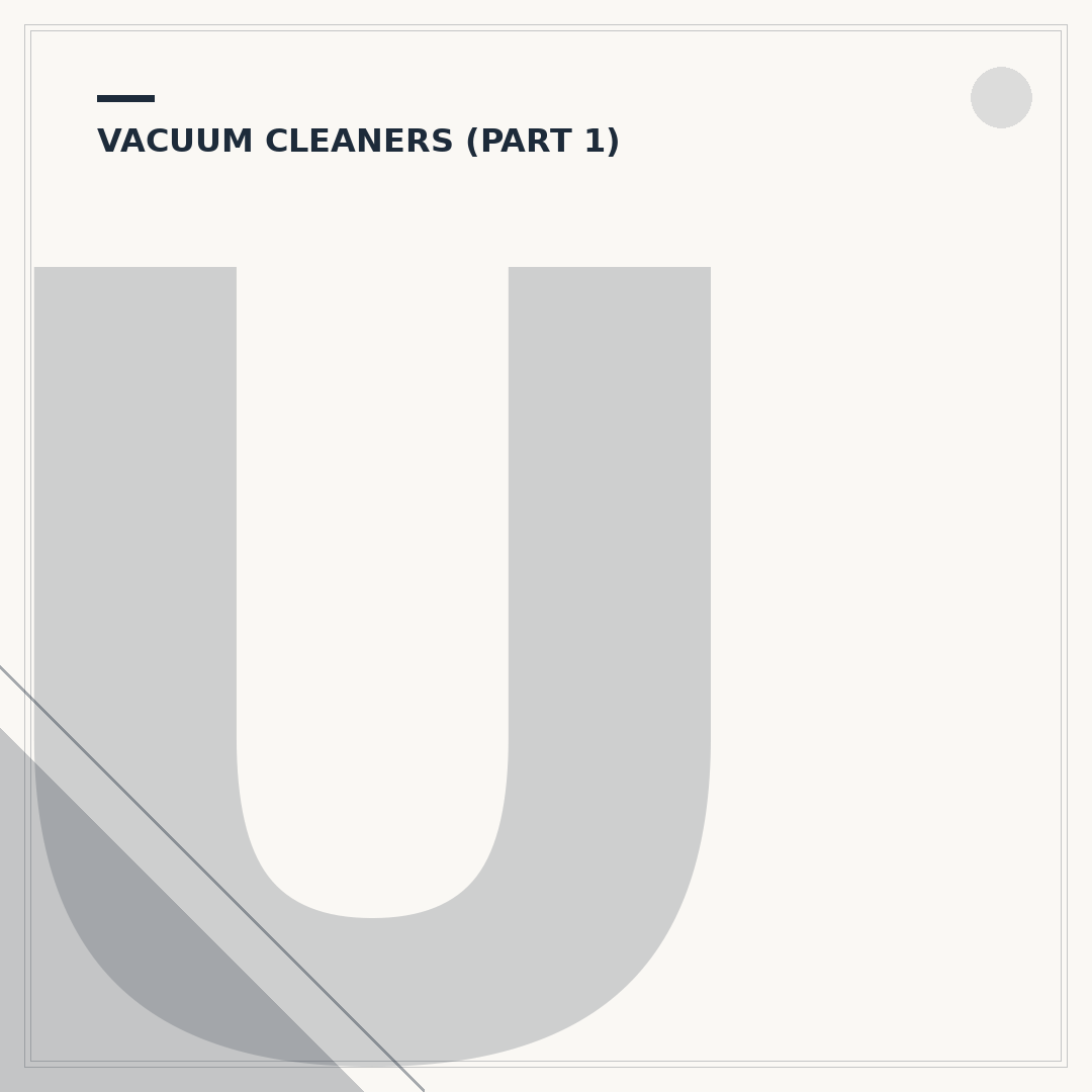 Upright Vacuum Cleaner Troubleshooting & Maintenance