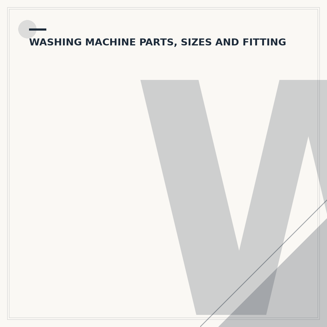 Washing Machine Bearings: Noise, Symptoms & Replacement