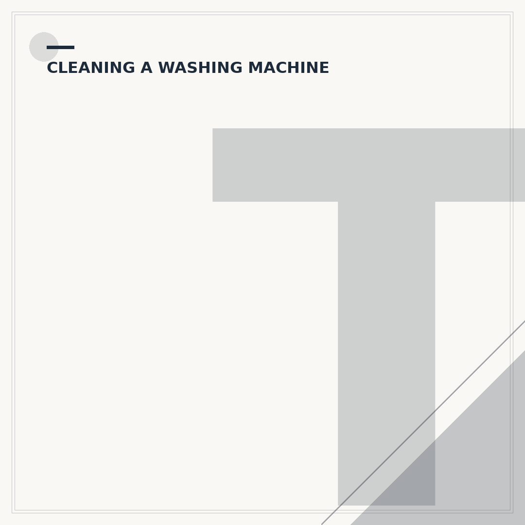 The Best Washing Machine Cleaner: Solutions For Odours