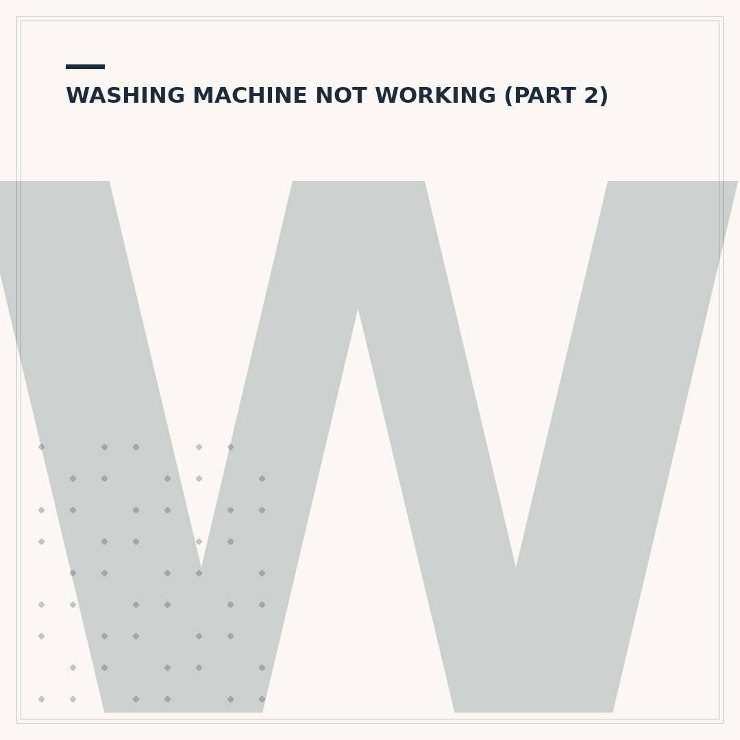 Washing Machine Door Leaking Water? How to Fix It