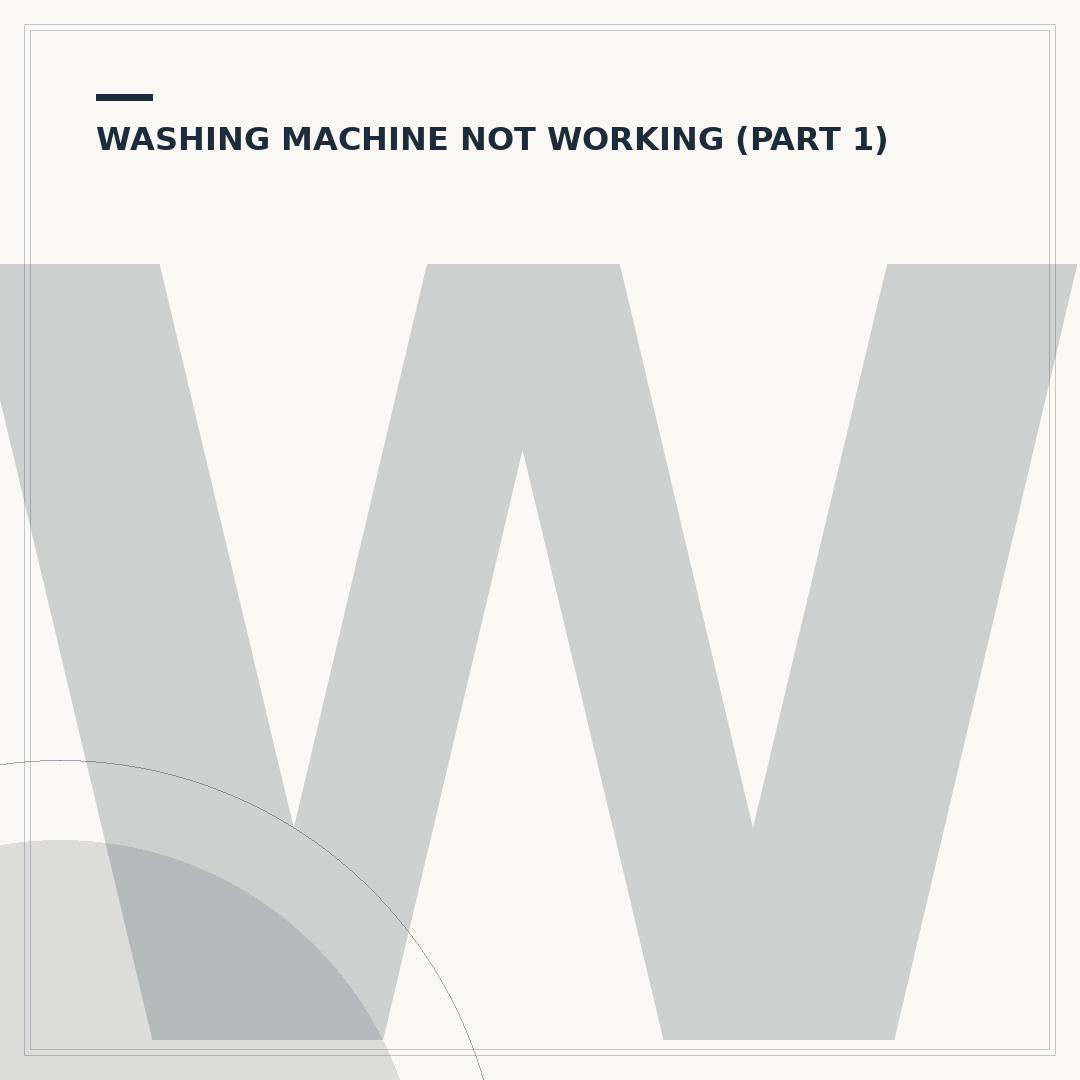 Washing Machine Drain Pump Issues: Faults, Causes & Fixes