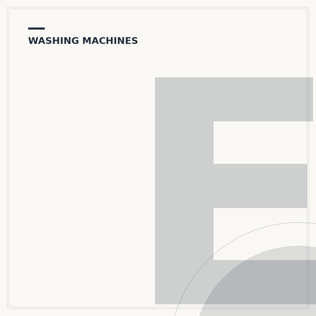 Energy Efficiency of Washing Machines