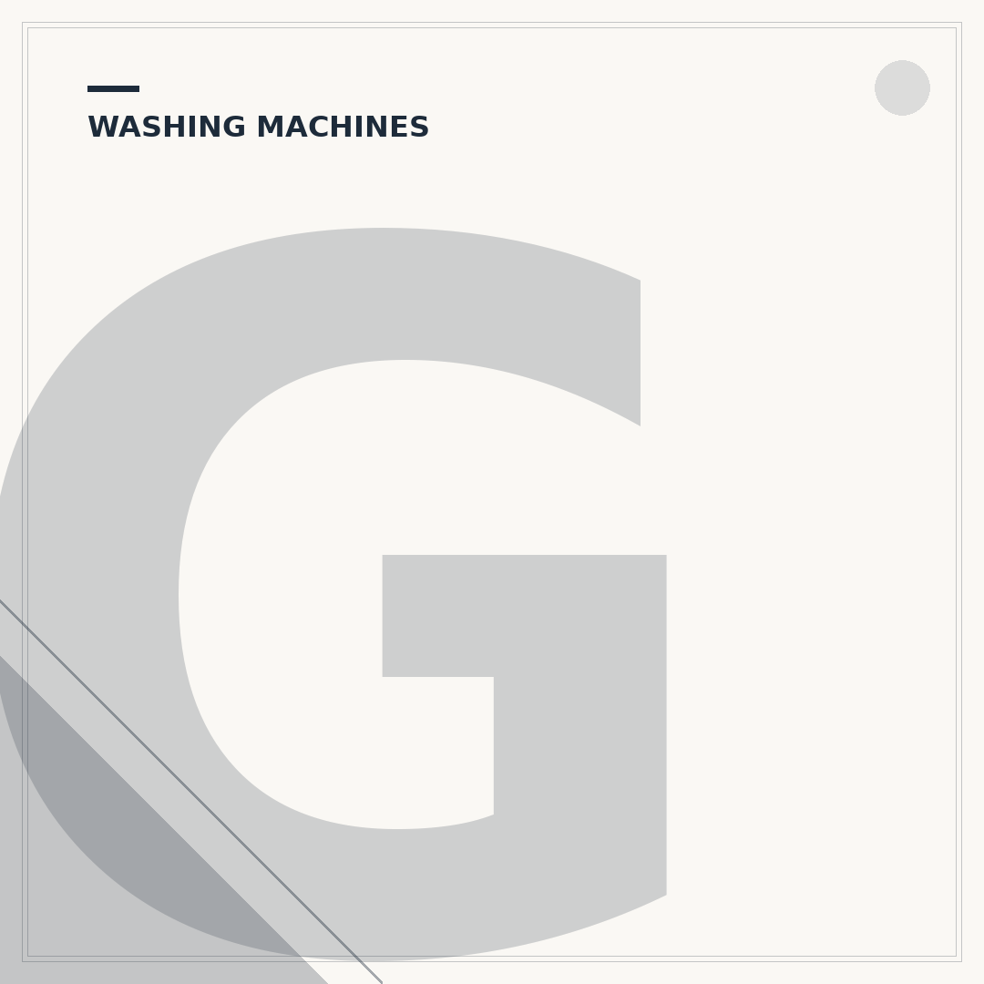 Guide to Washing Machines
