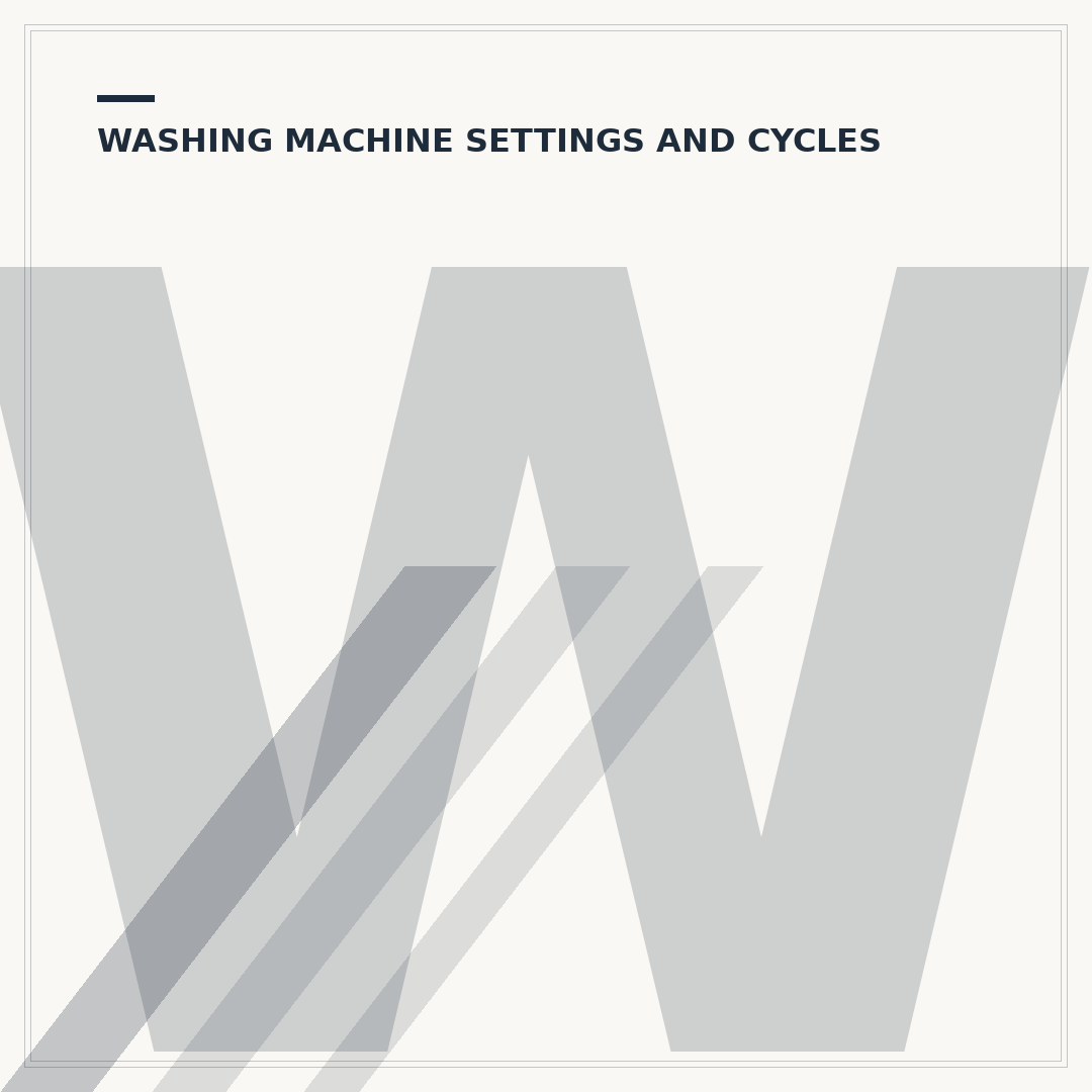 Washing Machine Symbols: Deciphering Controls & Instructions