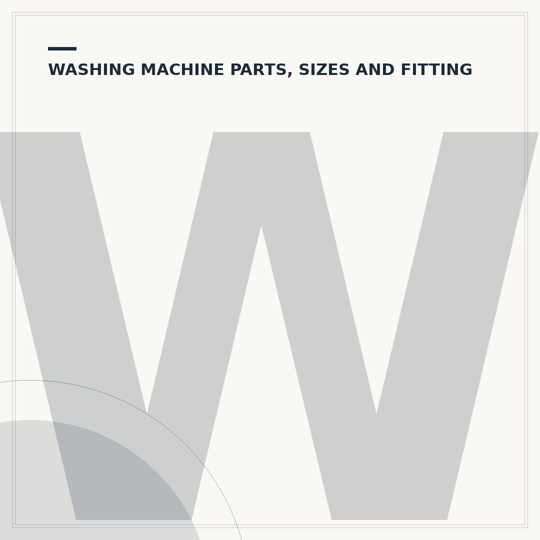 Washing Machine Tub Bearings: Signs of Failure