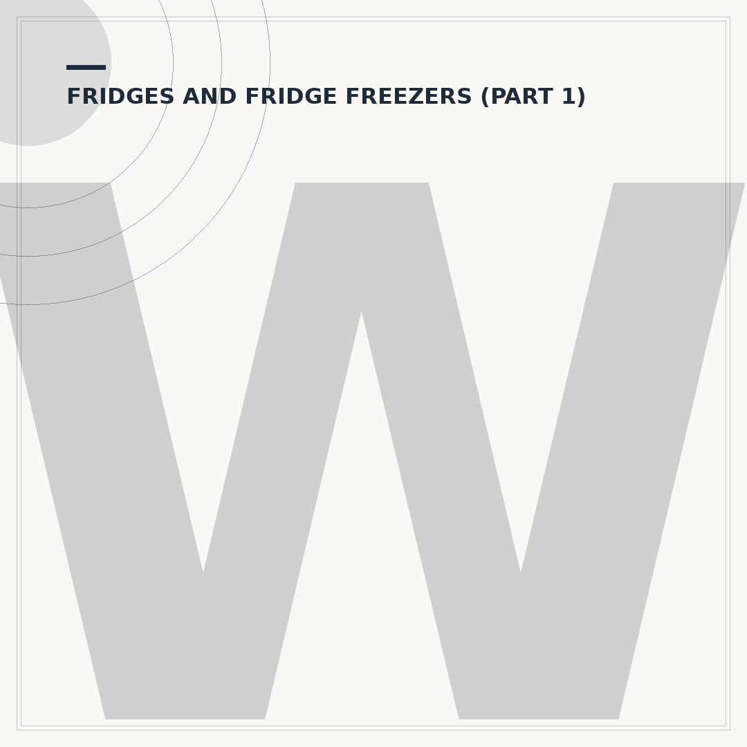 White American Fridge Freezer