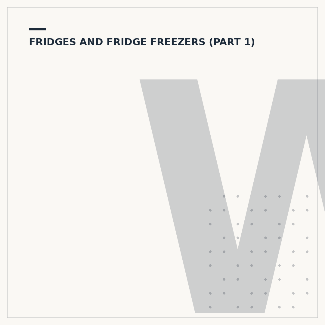 White Fridge Freezer Troubleshooting & Maintenance