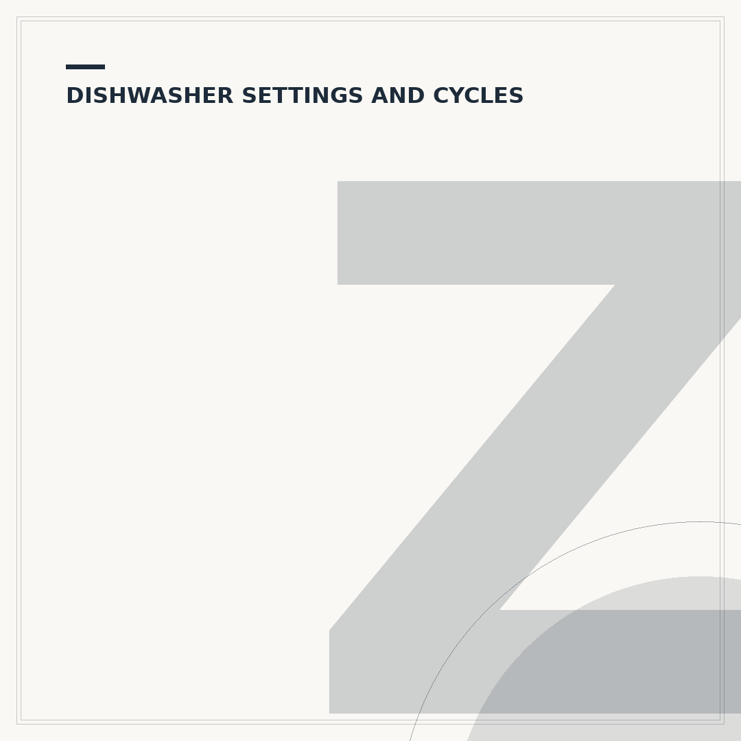 Zanussi Dishwasher Symbols Meaning Explained