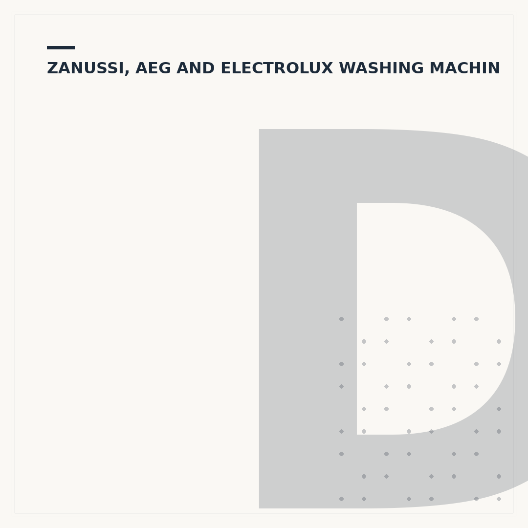 Do Zanussi Still Make Washing Machines UK?