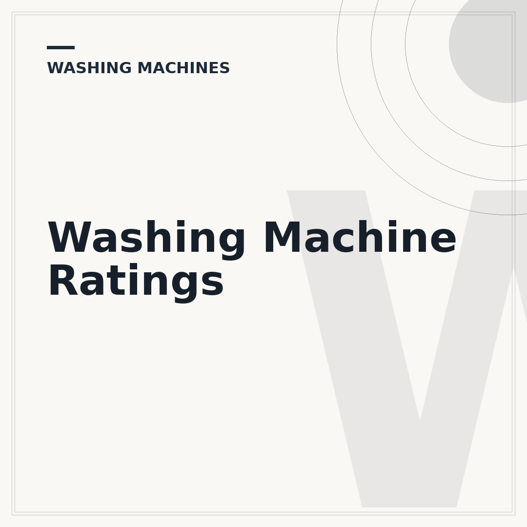 Washing Machine Ratings