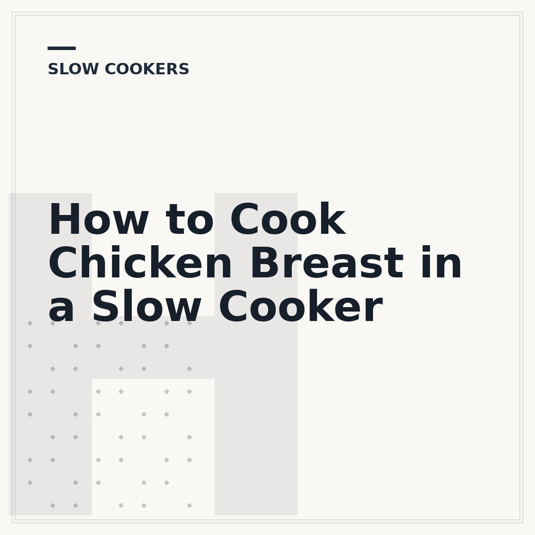 How to Cook Chicken Breast in a Slow Cooker