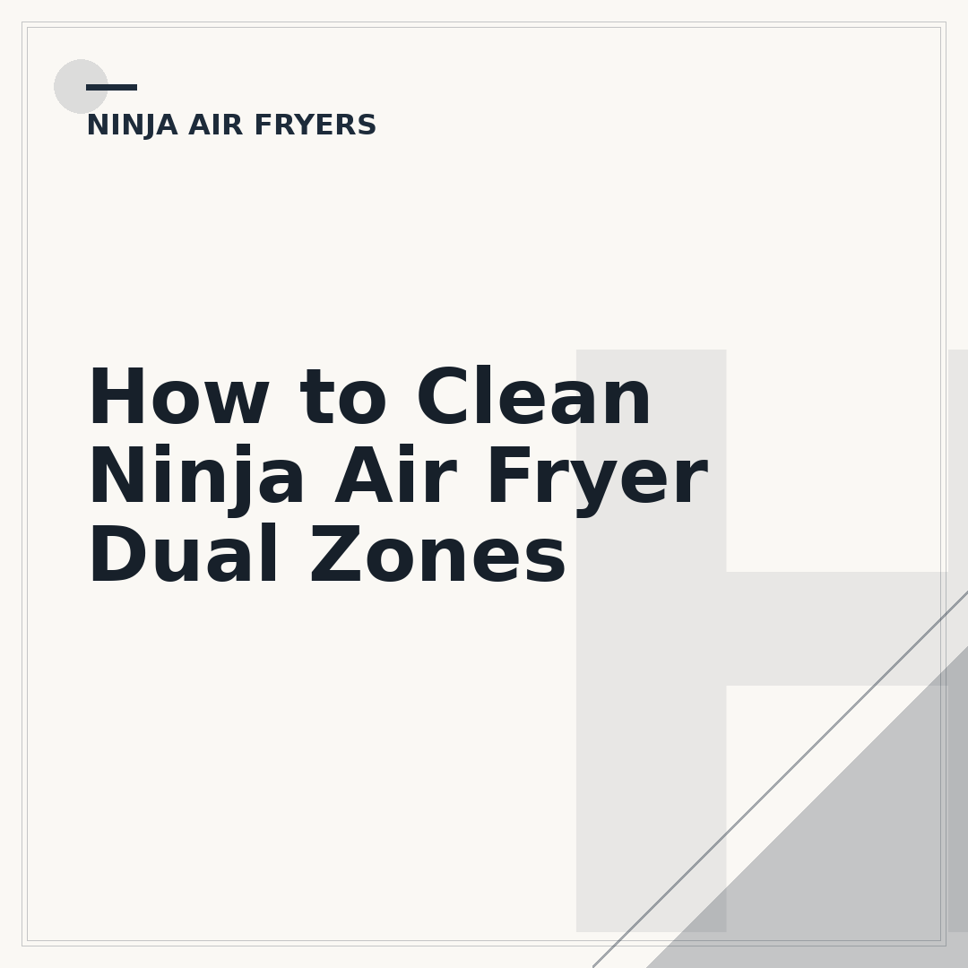 How to Clean Ninja Air Fryer Dual Zones