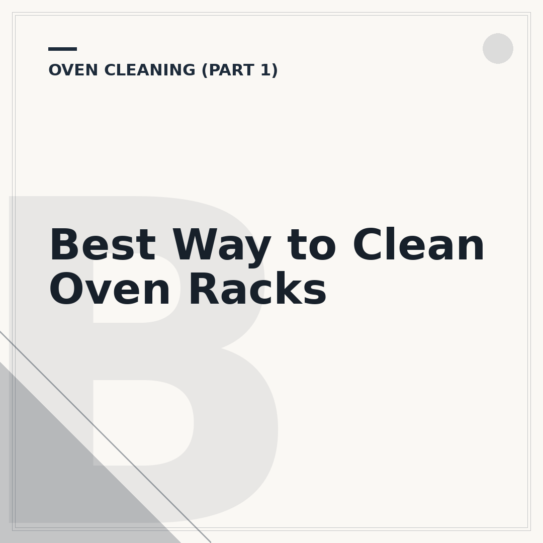 Best Way to Clean Oven Racks