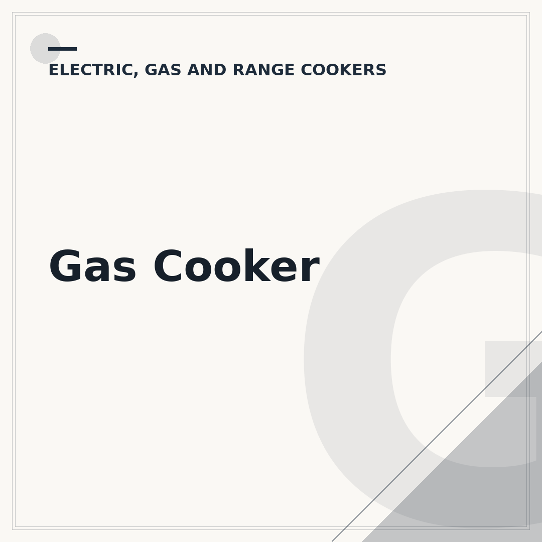 Gas Cooker
