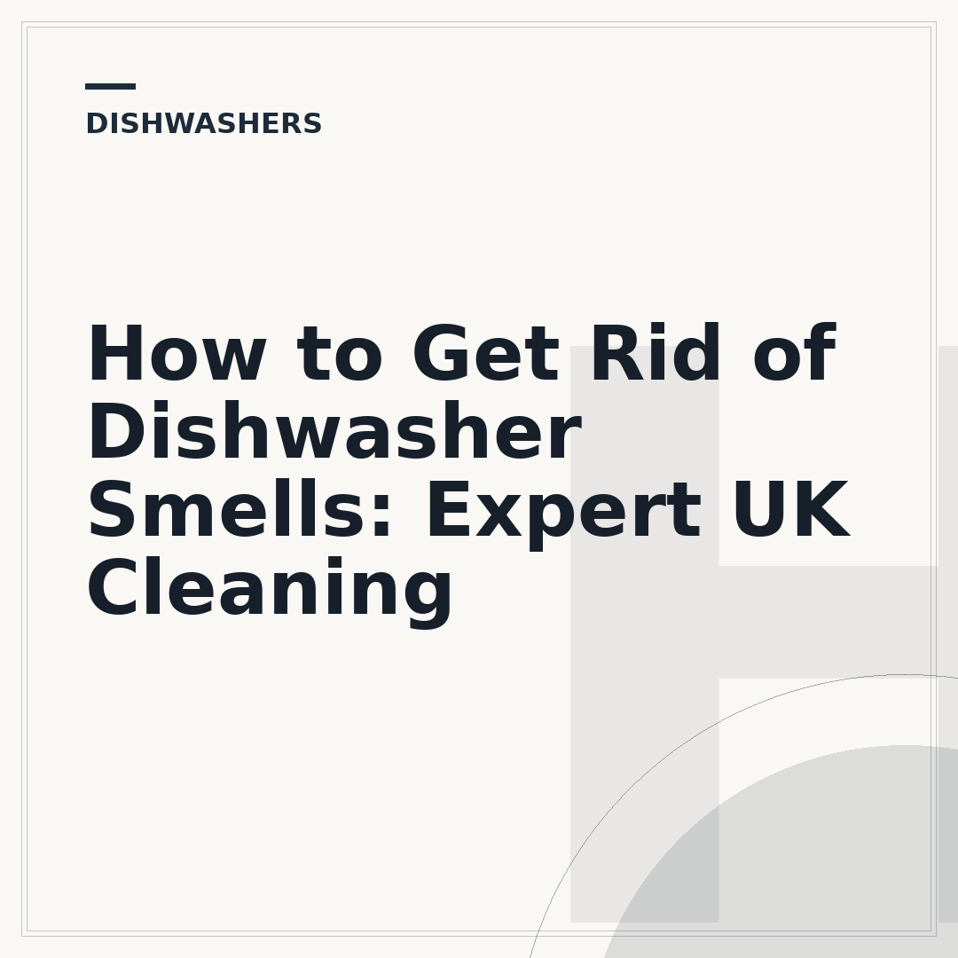 How to Get Rid of Dishwasher Smells: Expert UK Cleaning