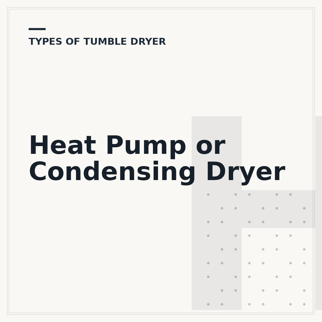 Heat Pump or Condensing Dryer