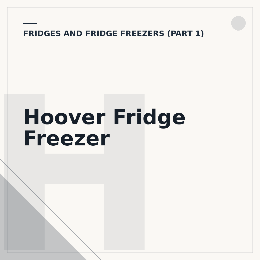 Hoover Fridge Freezer
