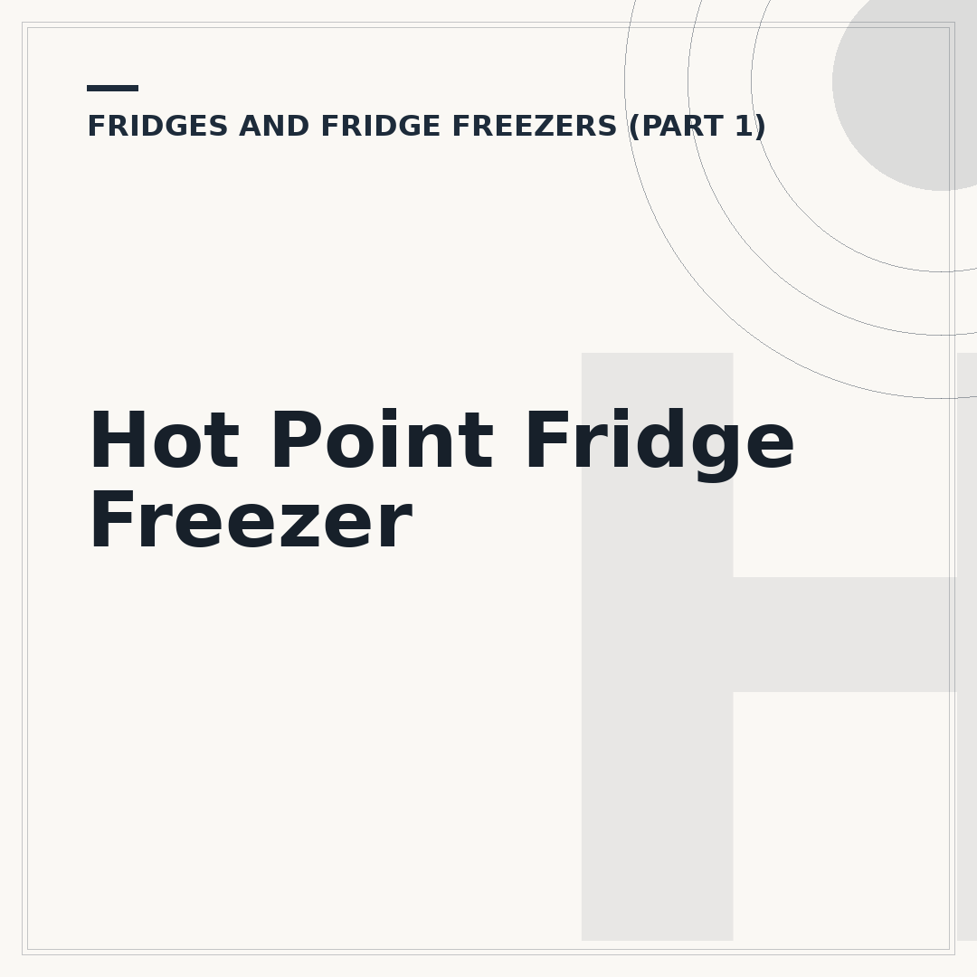 Hot Point Fridge Freezer