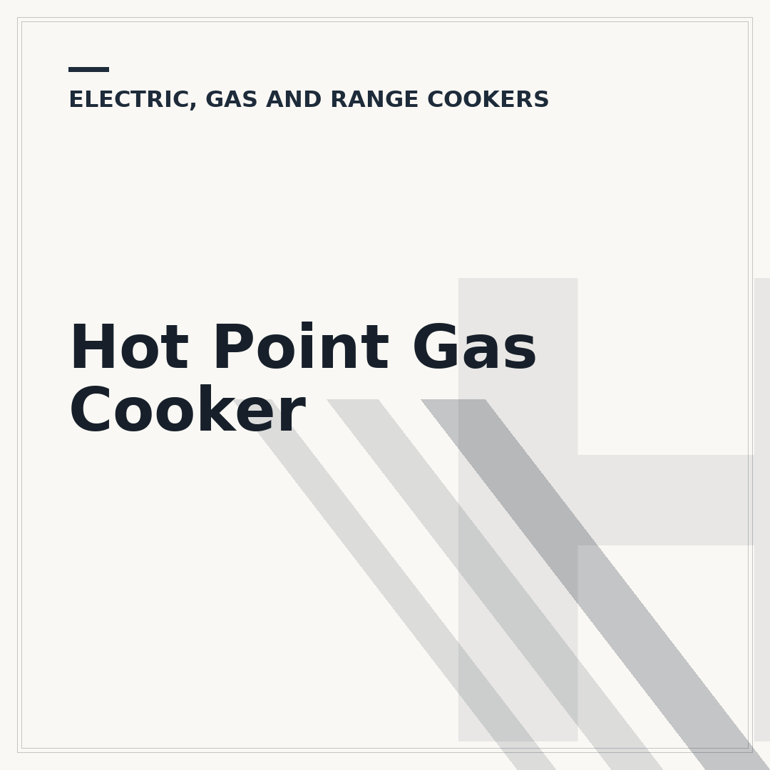 Hot Point Gas Cooker