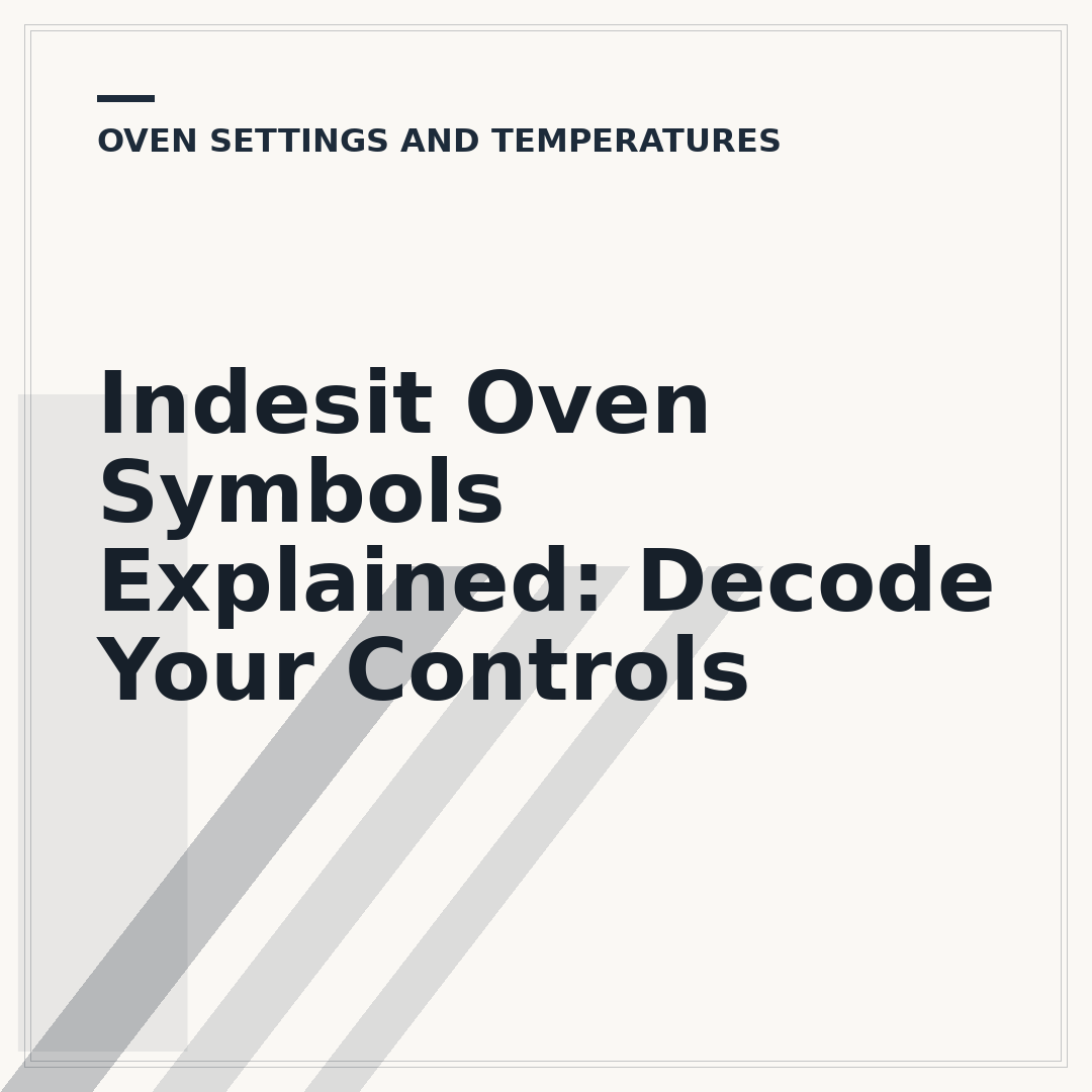 Indesit Oven Symbols Explained: Decode Your Controls