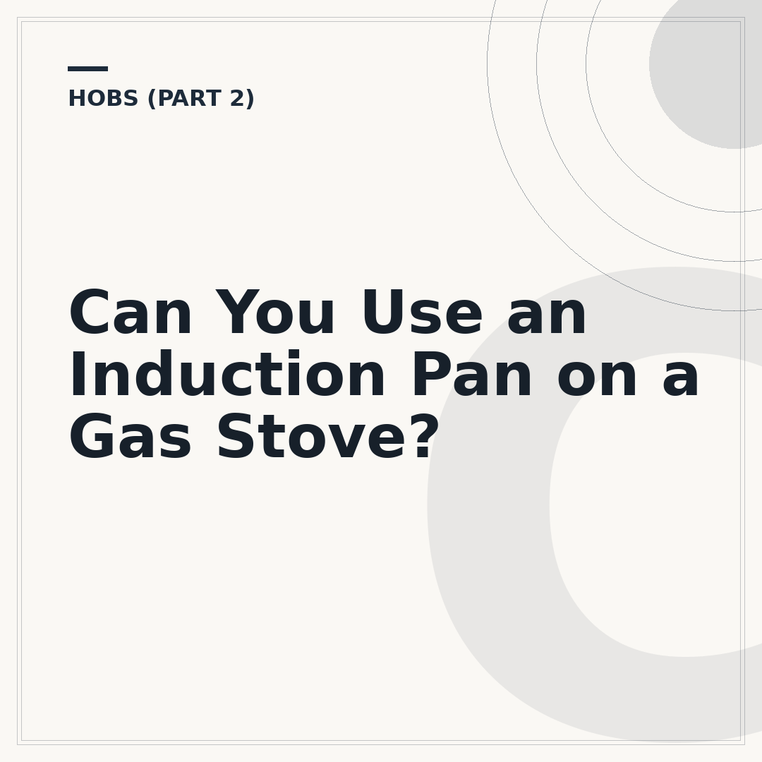 Can You Use an Induction Pan on a Gas Stove?