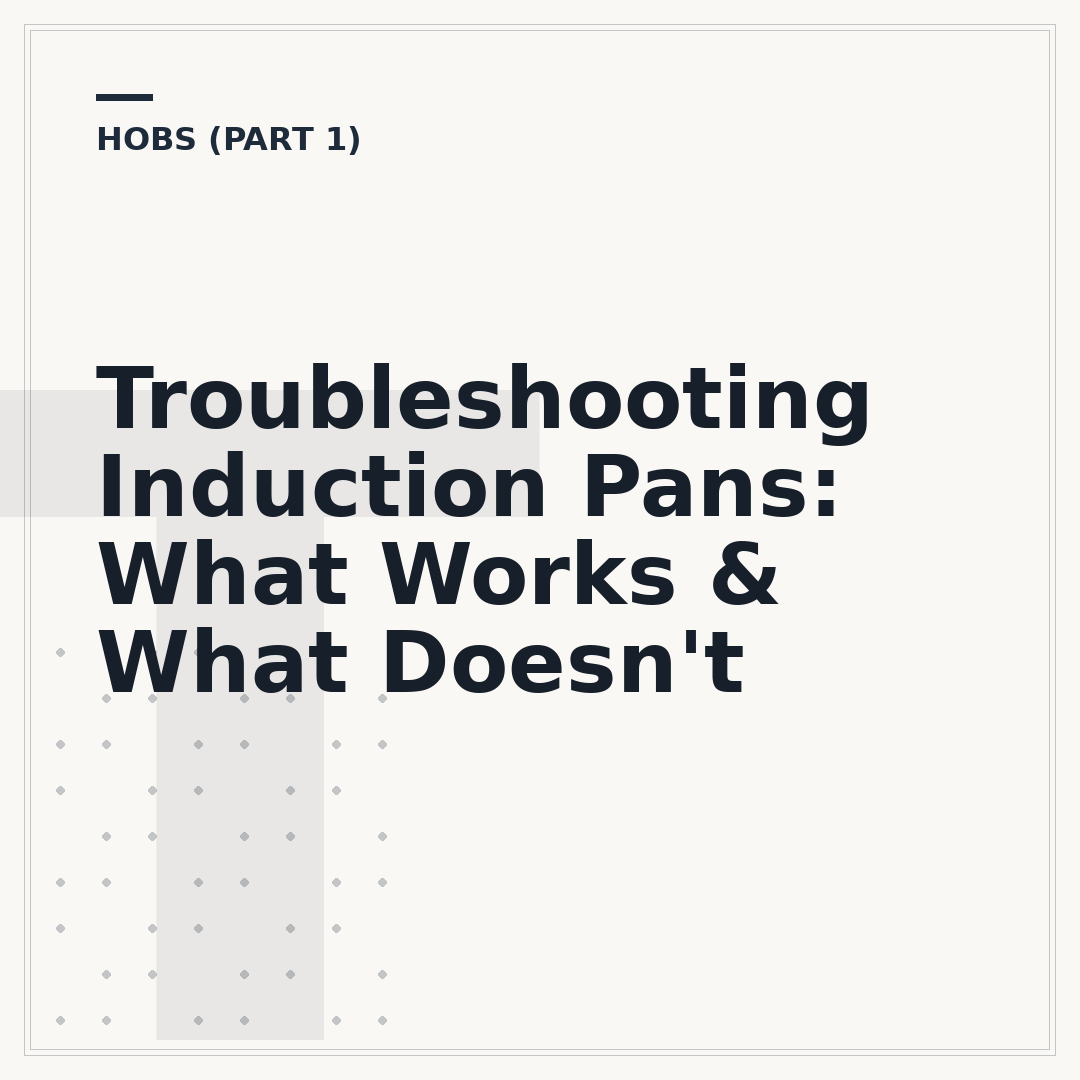 Troubleshooting Induction Pans: What Works & What Doesn't