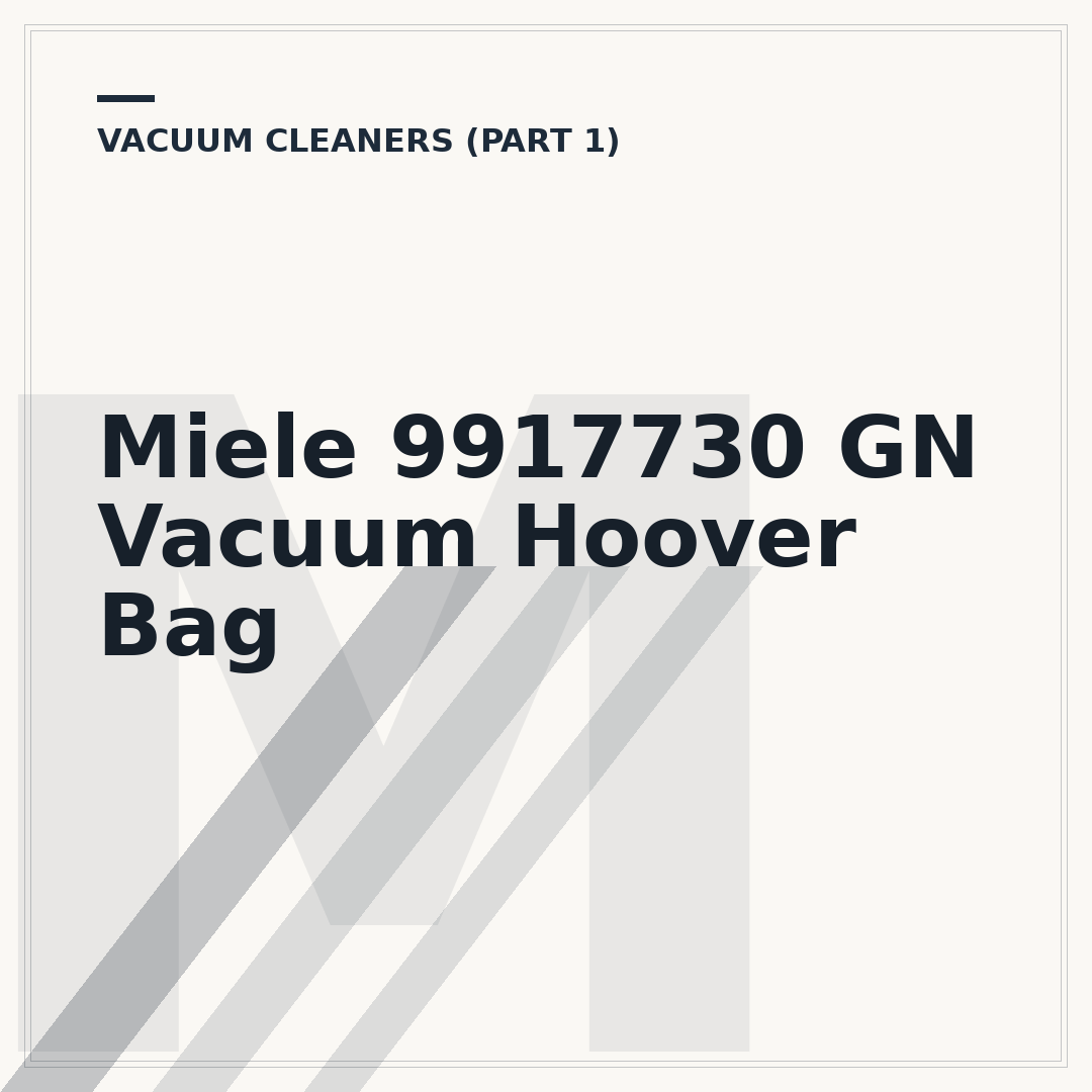 Miele 9917730 GN Vacuum Hoover Bag