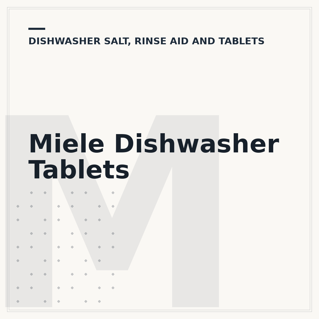 Miele Dishwasher Tablets