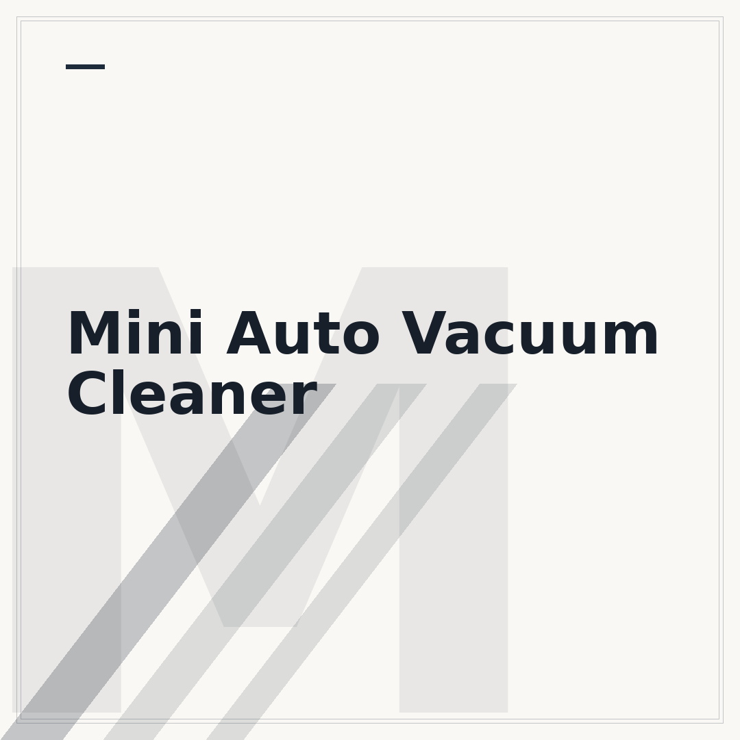 Mini Auto Vacuum Cleaner