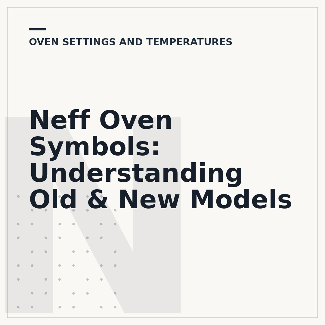Neff Oven Symbols: Understanding Old & New Models