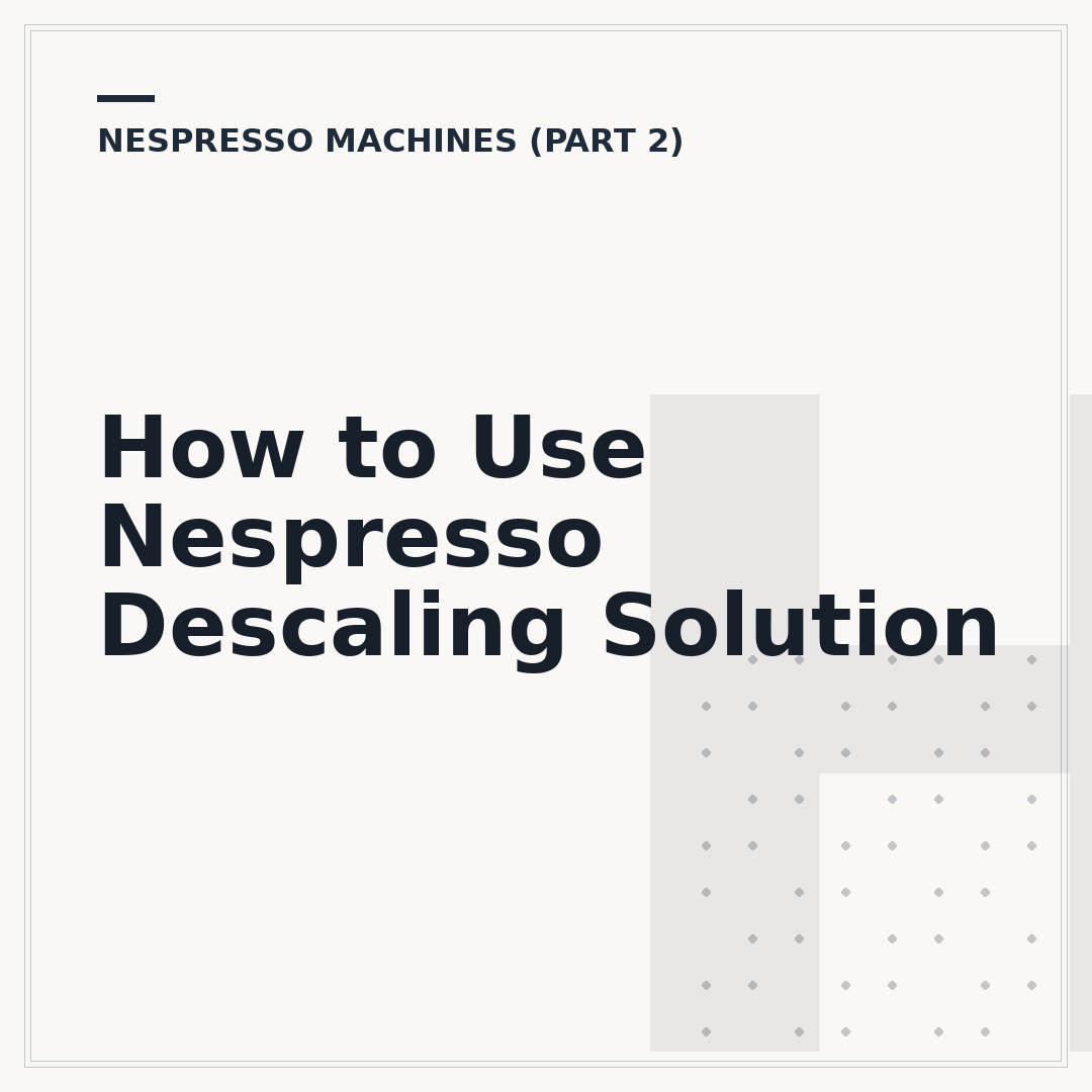 How to Use Nespresso Descaling Solution